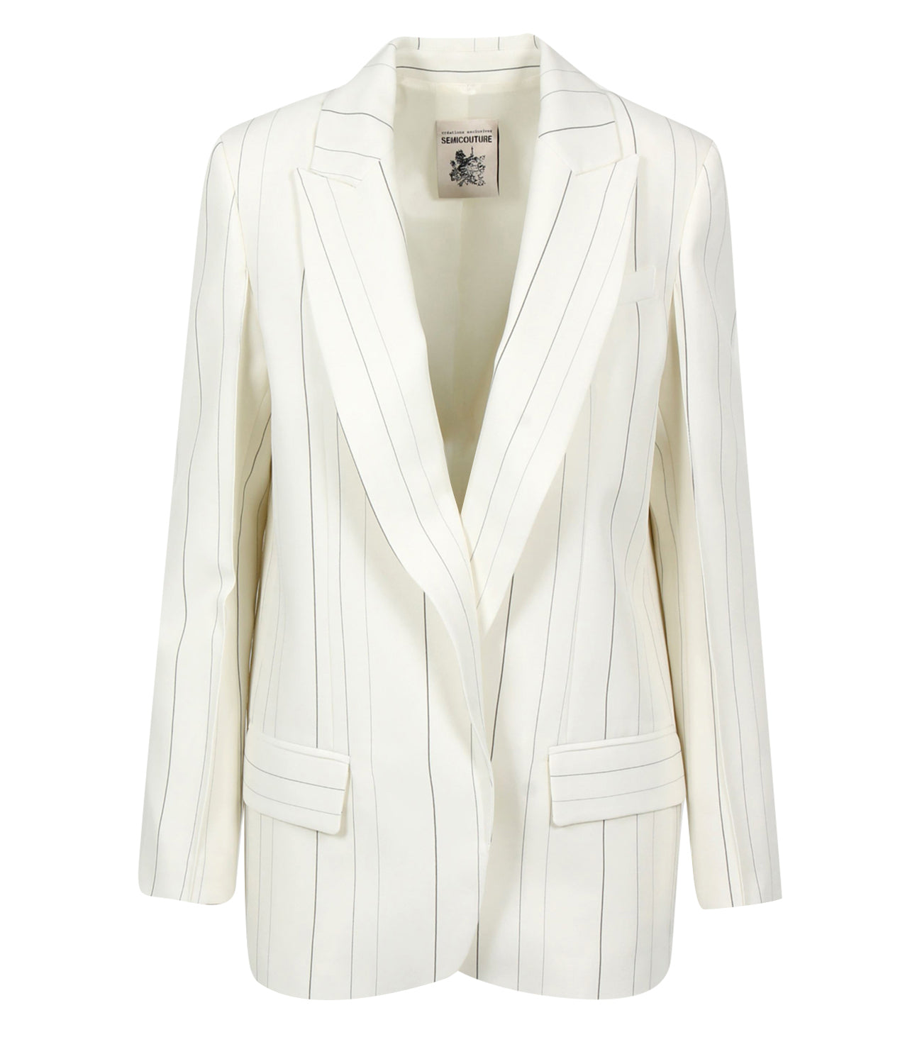 Semicouture | Giacca Candida Panna Nero
