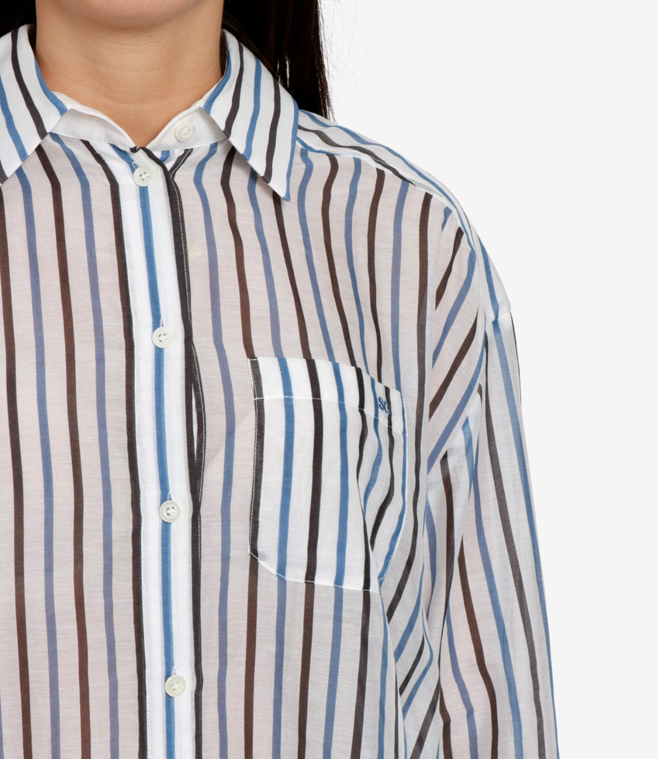 Semicouture | Camicia Gracia Cioccolato e Burro