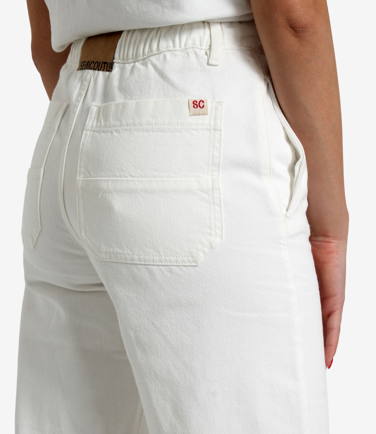 Semicouture | Pantalone Daria Bianco