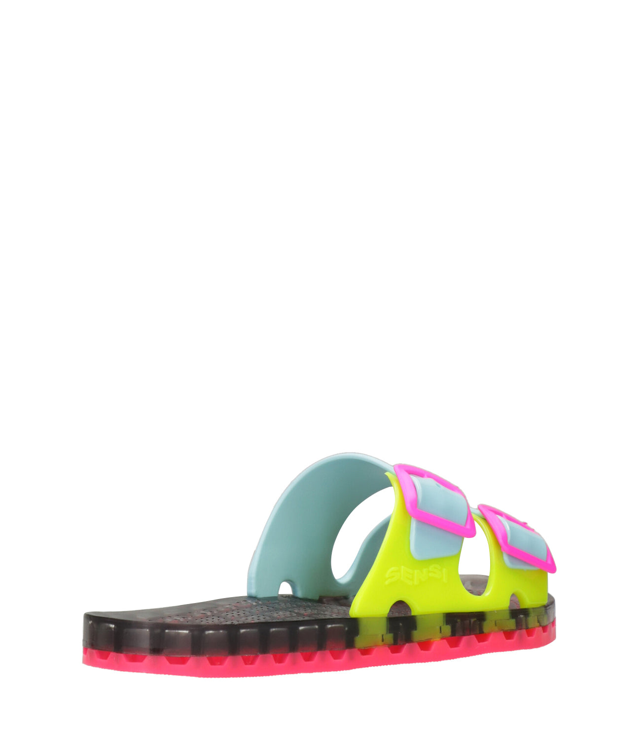 Sensi | Ciabatta La Jolla Color Celeste Giallo fluo
