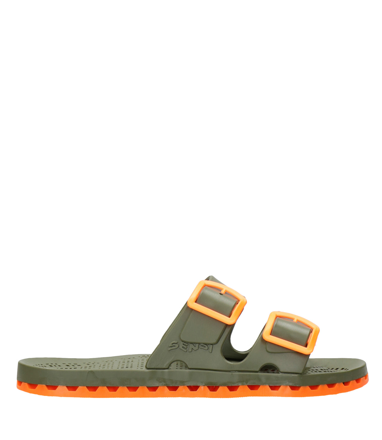 Sensi | Ciabatta La Jolla Jungle Verde militare Arancio