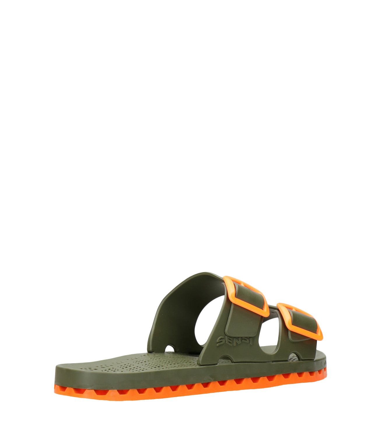 Sensi | Ciabatta La Jolla Jungle Verde militare Arancio