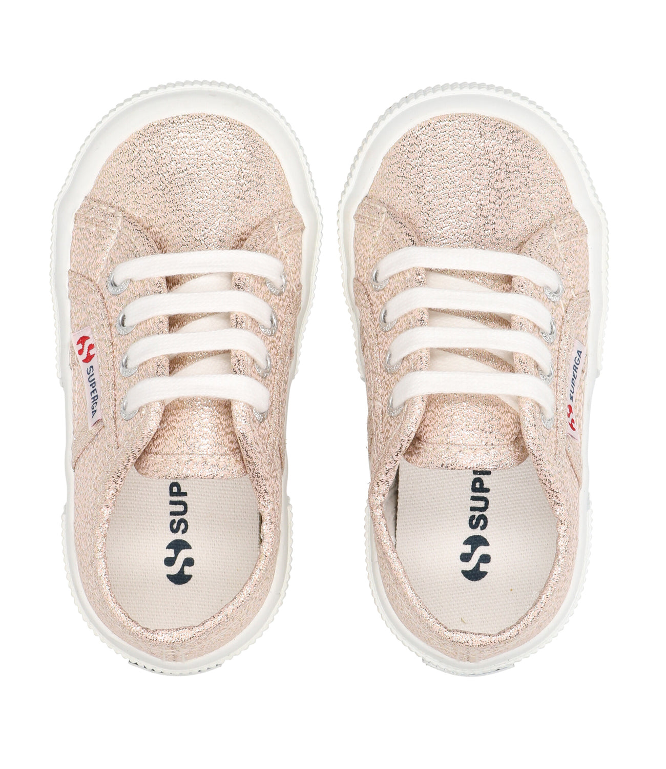 Superga Kids | Sneakers 2750 Lameb Platino rosa
