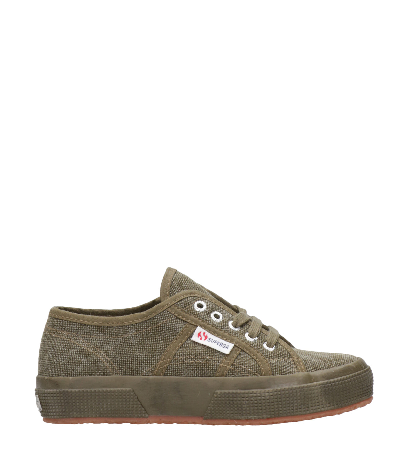 Superga Kids | Sneakers 2750 Cotton Stone Wash Verde militare