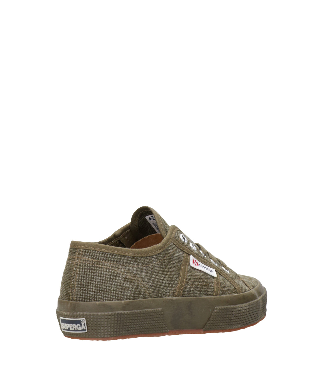 Superga Kids | Sneakers 2750 Cotton Stone Wash Verde militare