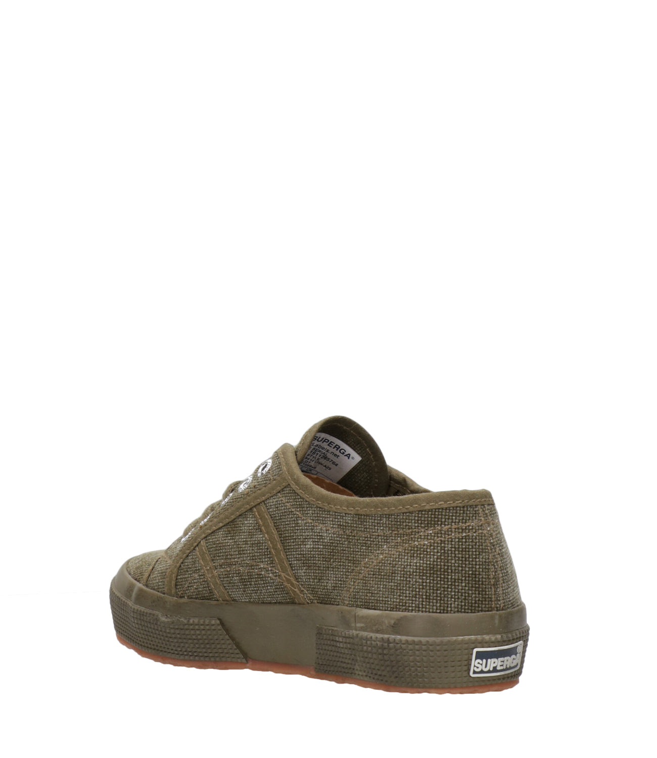 Superga Kids | Sneakers 2750 Cotton Stone Wash Verde militare