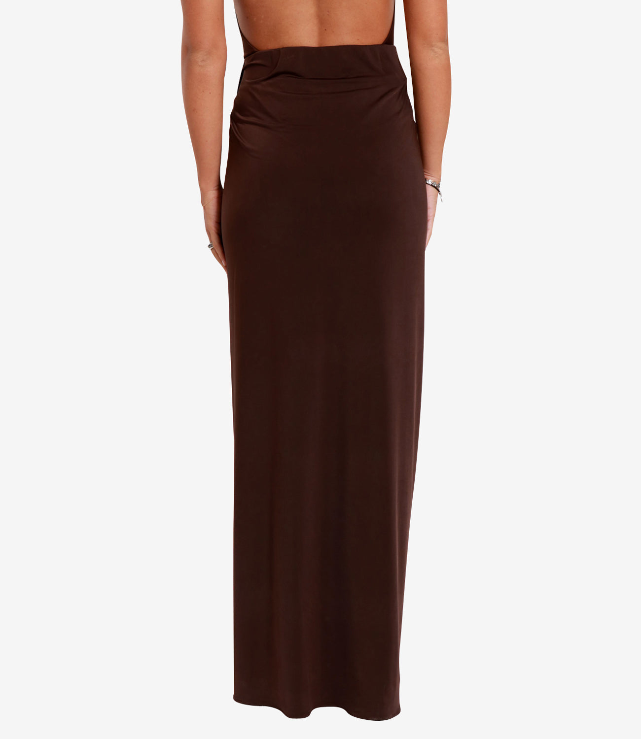 The Andamane | Gonna Anja Skirt Marrone