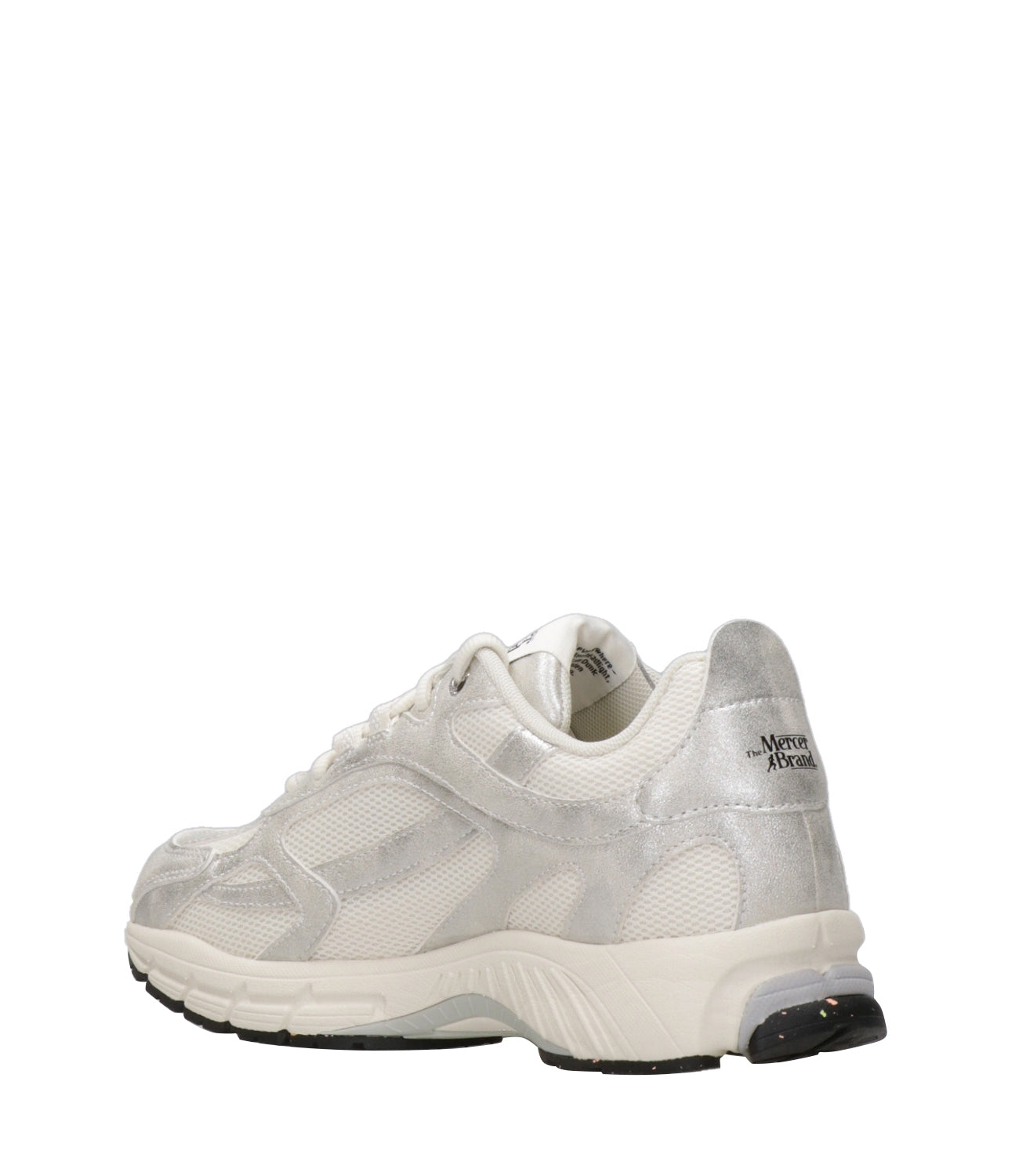 The Mercer Brand | Sneakers The Re Run Metallic Bianco Argento