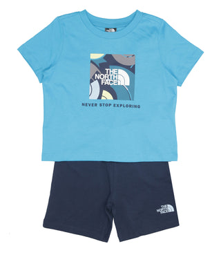 The North Face Kids | Set T-Shirt Bermuda Azzurro Blu