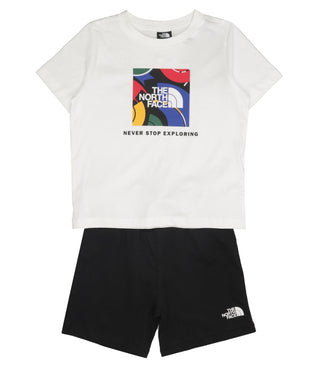 The North Face Kids | Set T-Shirt Bermuda Bianco Nero