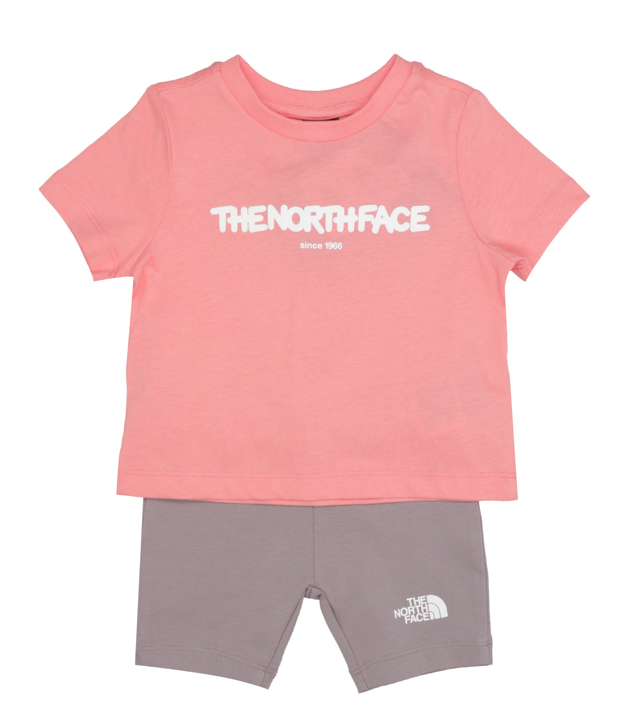 The North Face Kids | Set T-Shirt Bermuda Corallo Fango