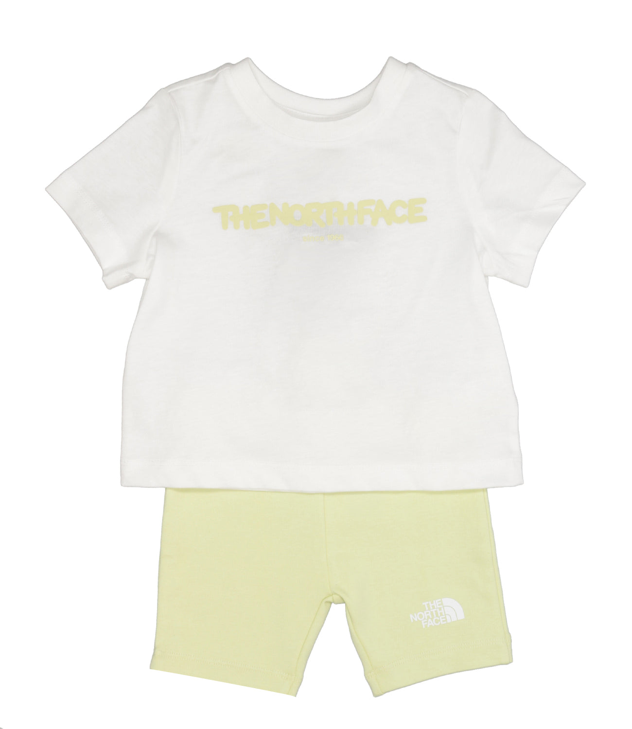The North Face Kids | Set T-Shirt Bermuda Bianco Giallo