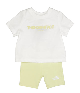 The North Face Kids | Set T-Shirt Bermuda Bianco Giallo