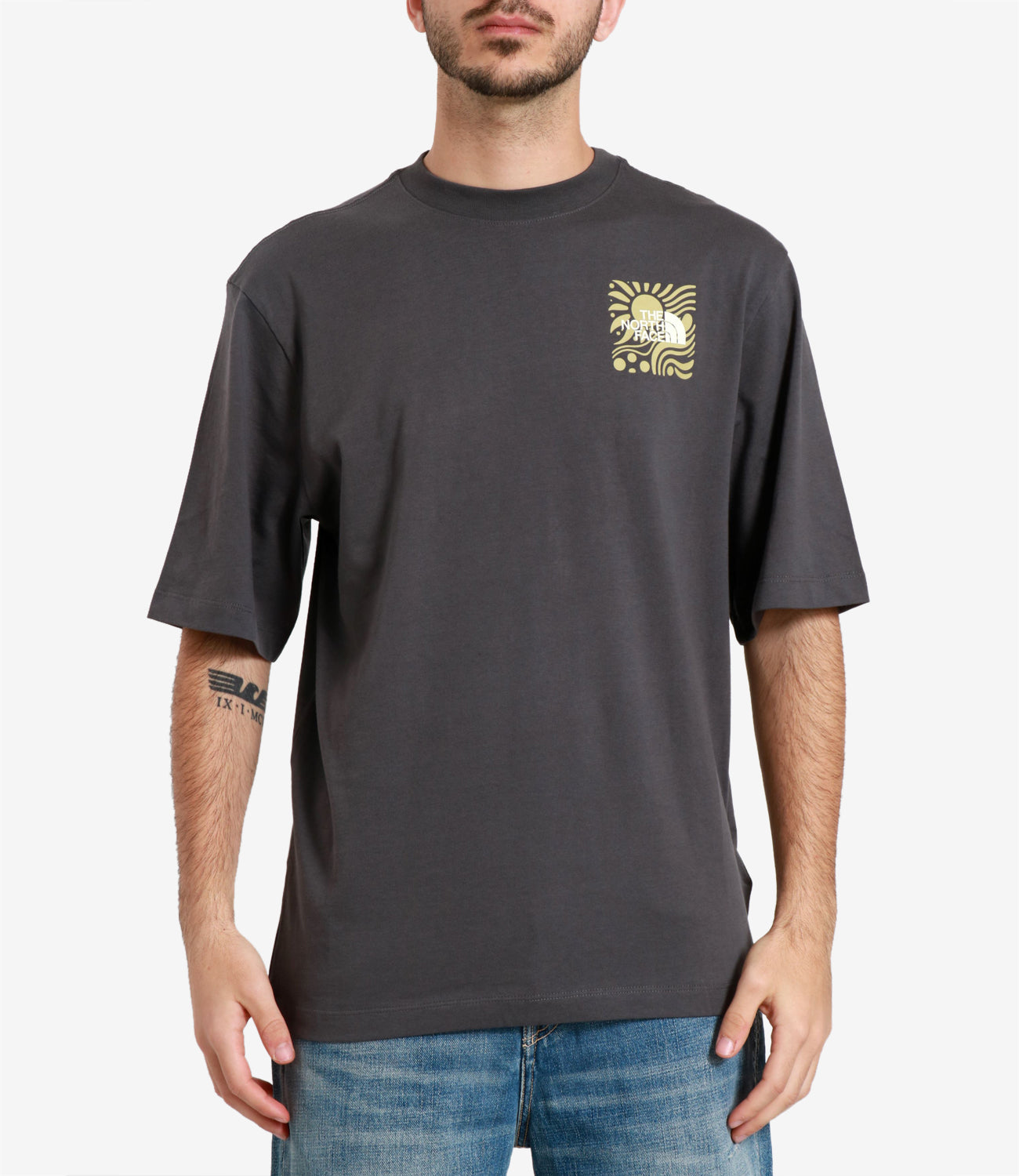 The North Face | T-Shirt M Sun Oversize Graphic Antracite