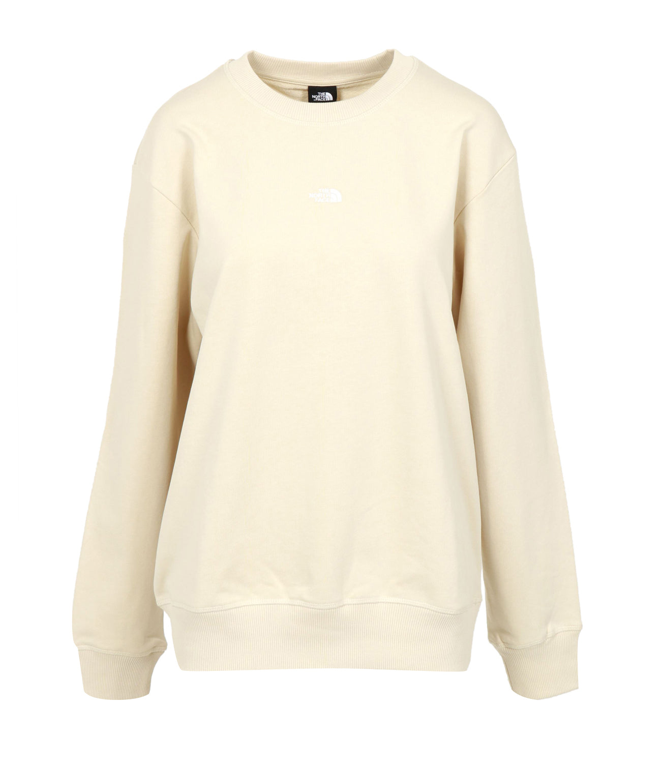The North Face | Felpa U Essential Light Relaxed Crew Beige chiaro
