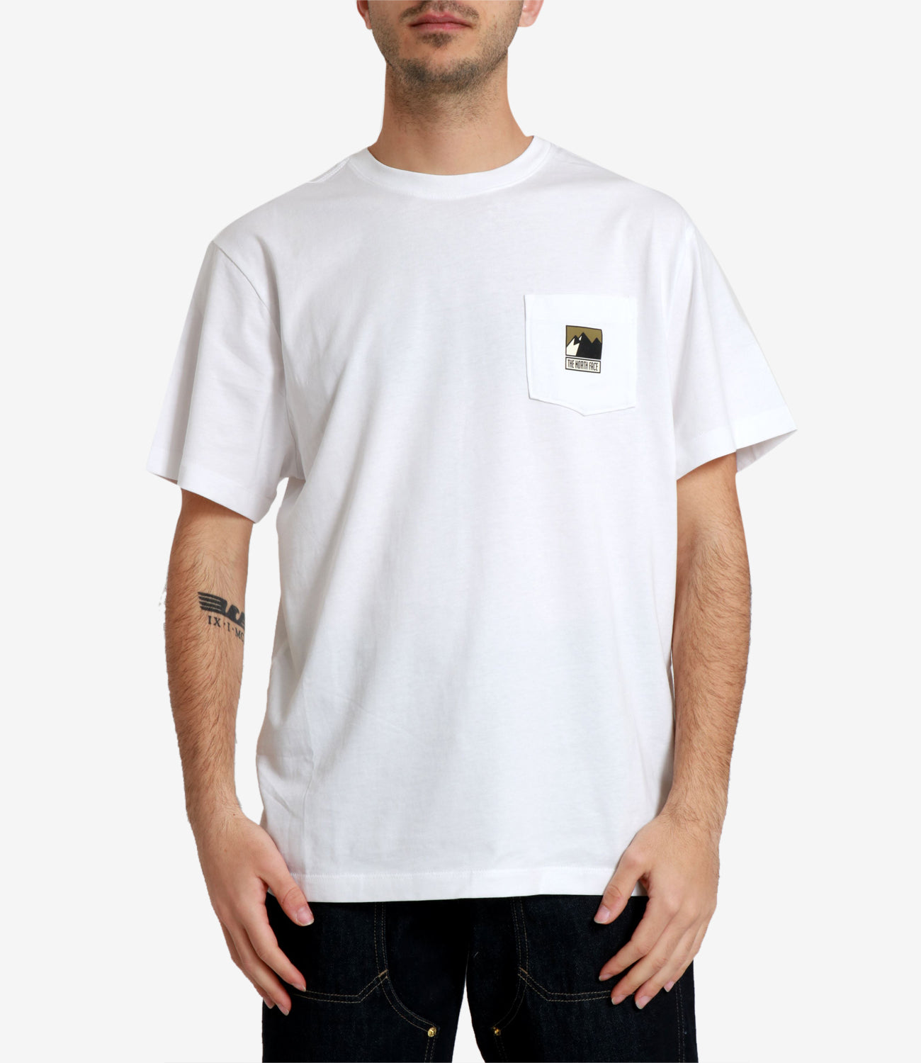 The North Face | T-Shirt M Mountain Logo Rlx Bianco