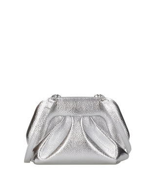 Themoirè | Pochette Bios Small Bottalato Laminato Argento