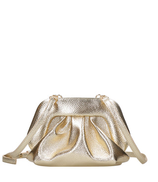 Themoirè | Pochette Bios Small Bottalato Laminato Oro