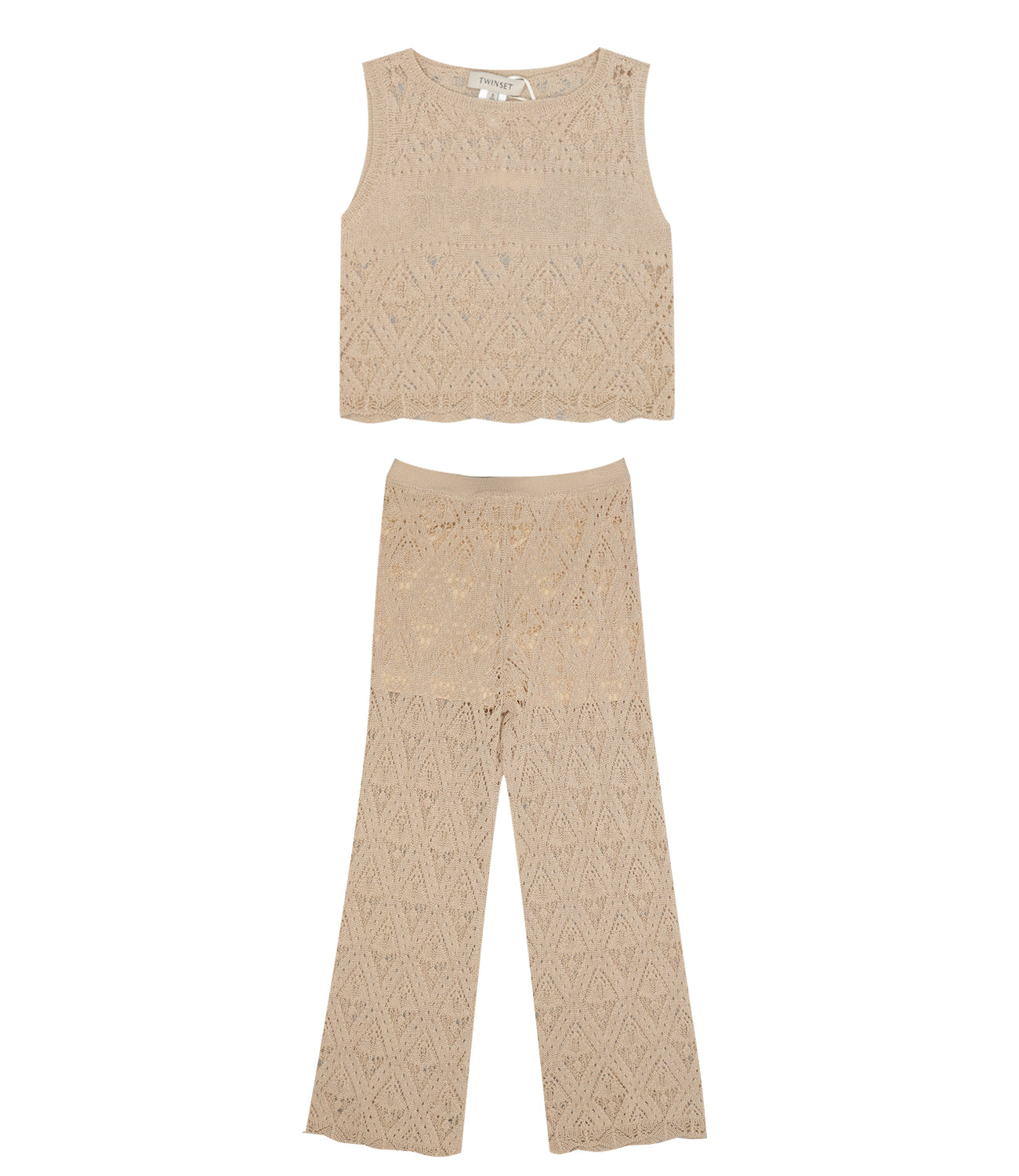 Twinset Kids | Set Maglia Pantalone Beige