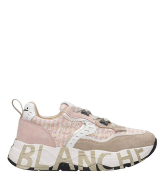 Voile Blanche | Sneakers Club105 Rosa e Beige