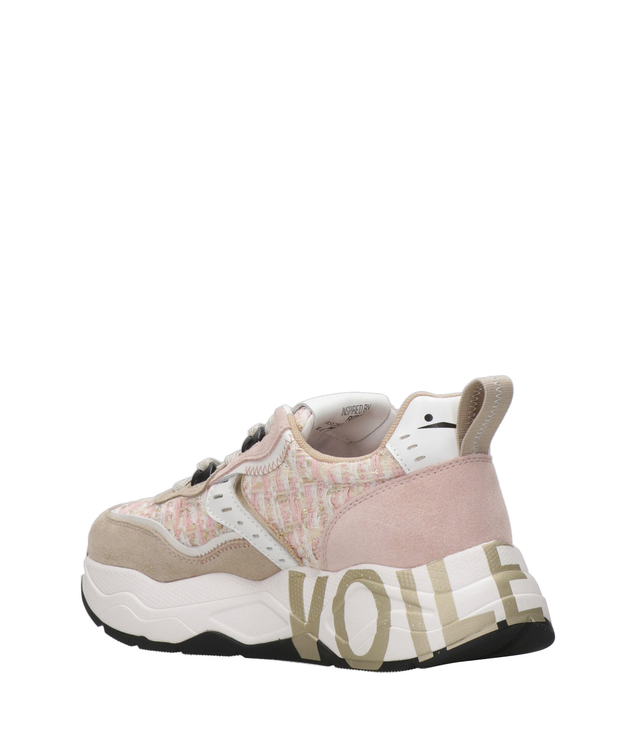 Voile Blanche | Sneakers Club105 Rosa e Beige