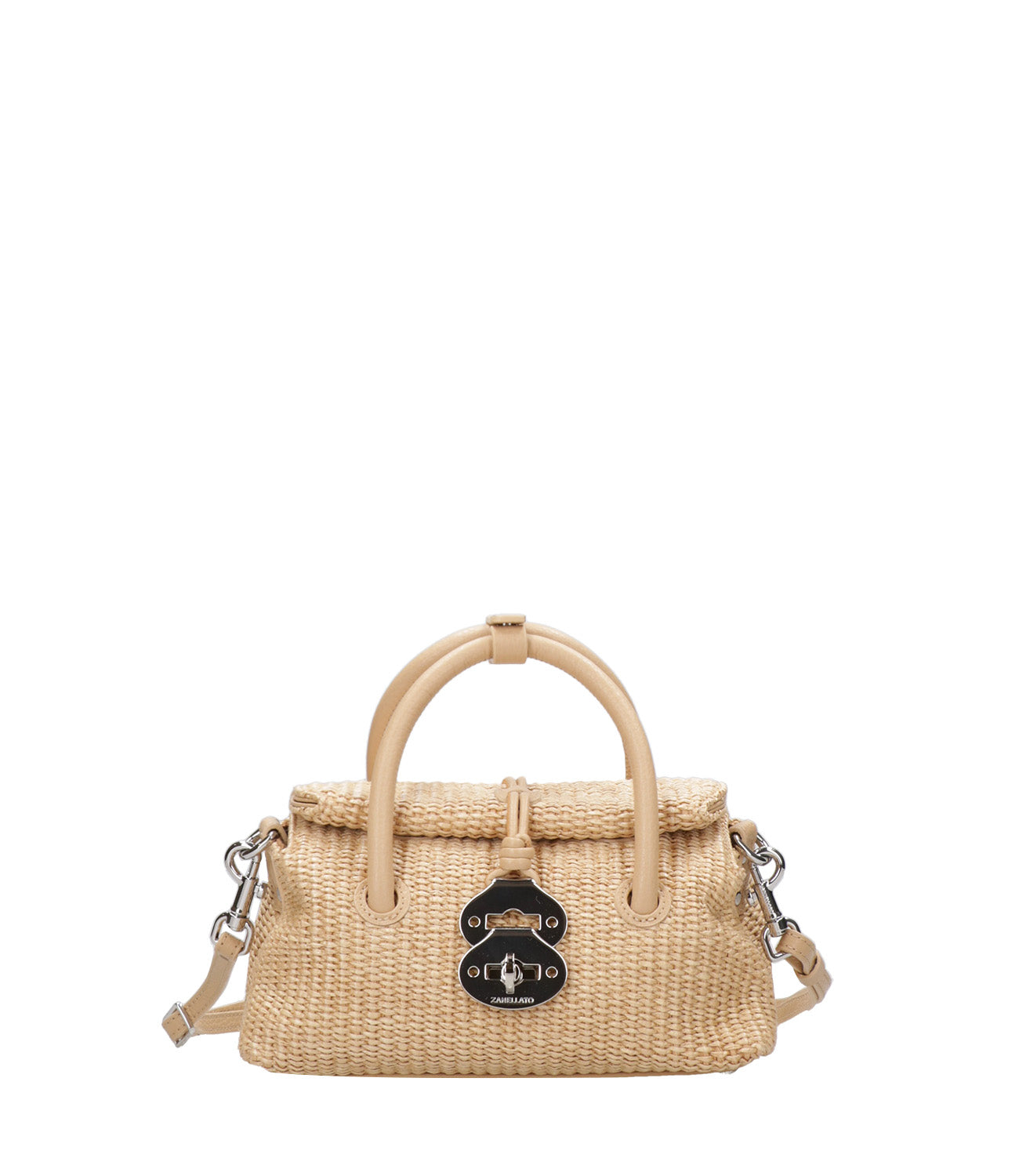 Zanellato | Borsa a Mano Dotta Vimini Beige