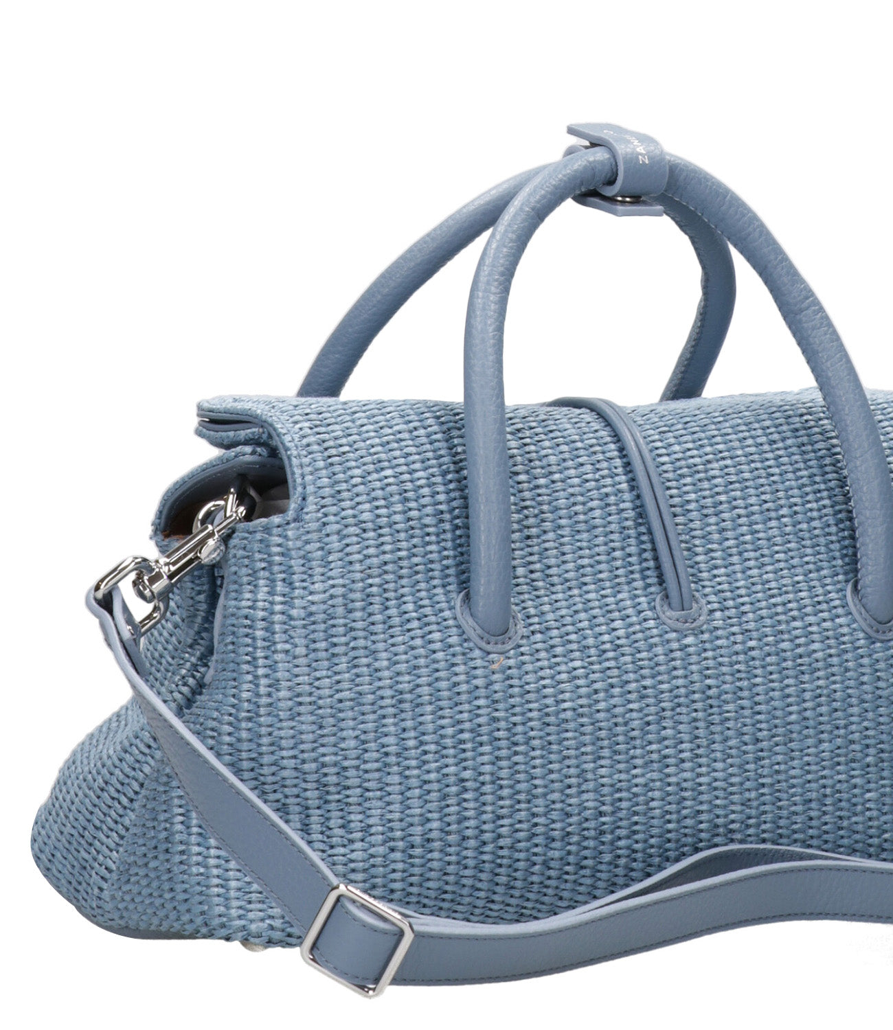 Zanellato | Borsa a Mano Dotta Vimini Cielo