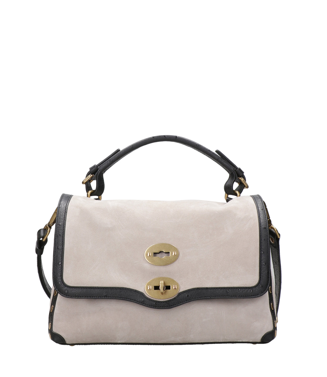Zanellato | Borsa a Tracolla Postina S Zashmere® & Cactus Grigio