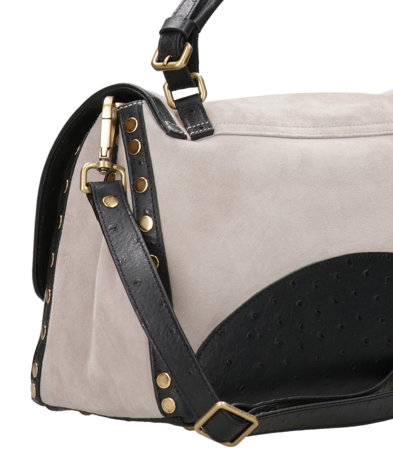 Zanellato | Borsa a Tracolla Postina S Zashmere® & Cactus Grigio