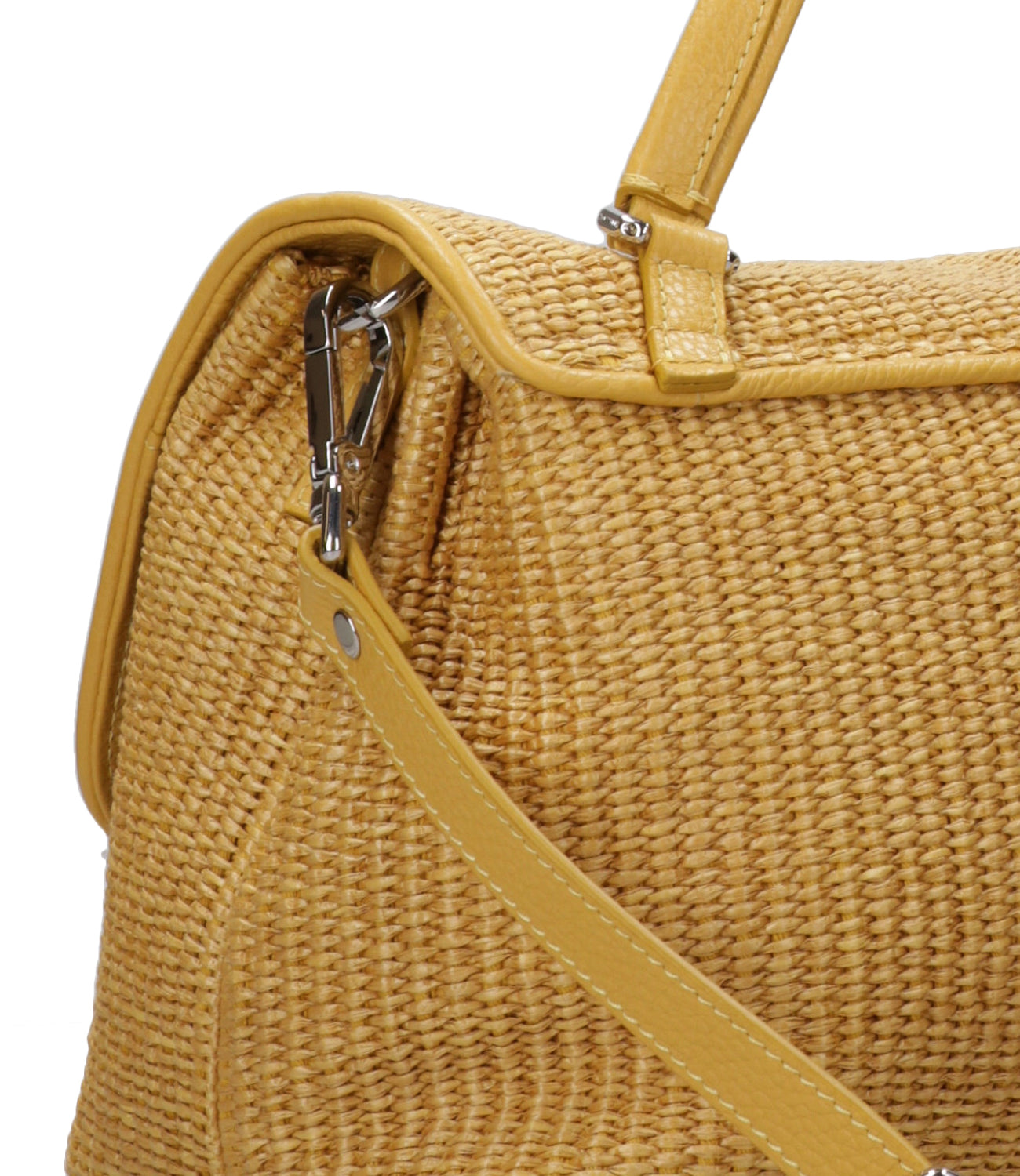 Zanellato | Borsa a Spalla Postina Vimini S Giallo