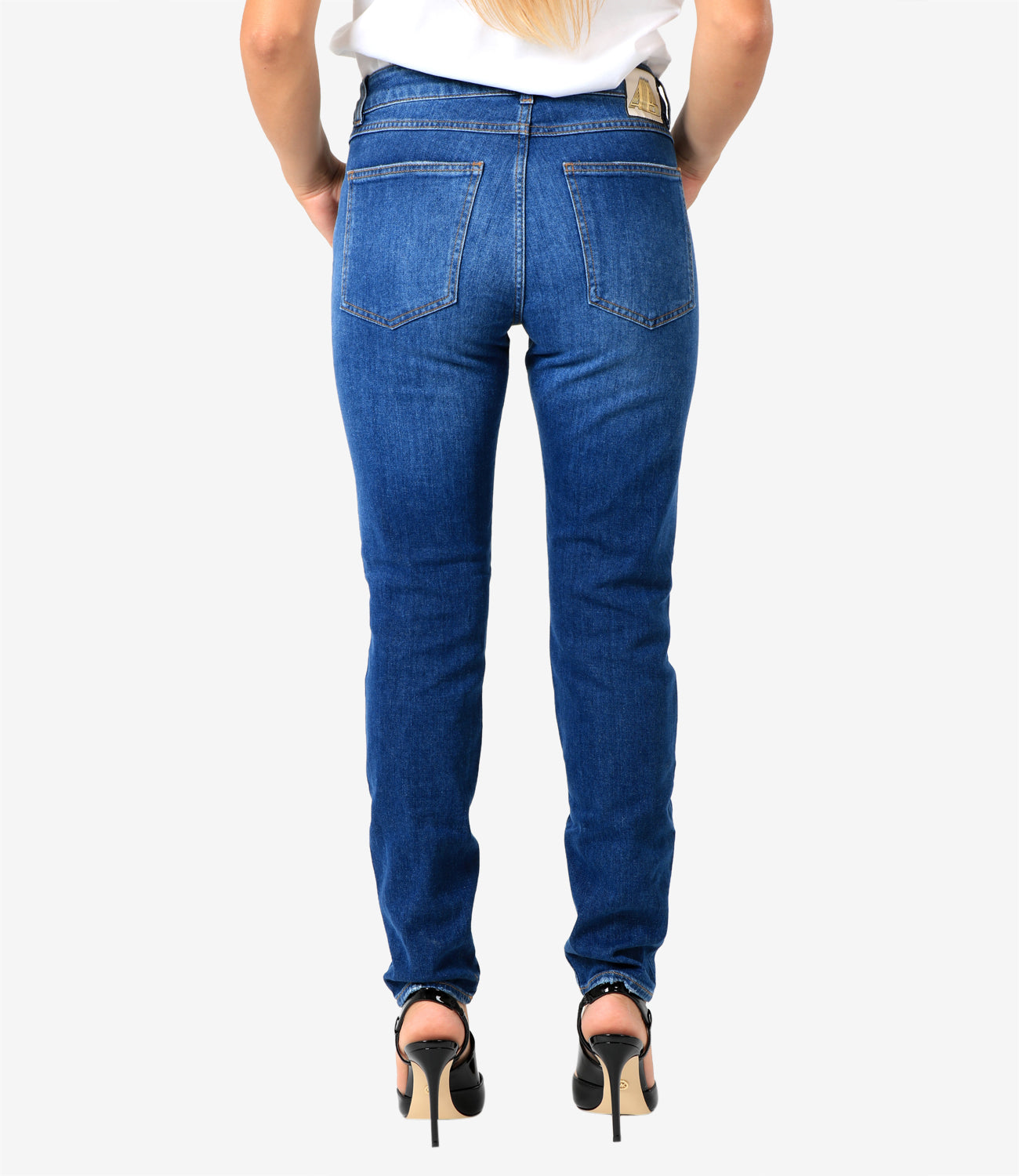 Jeans Destroy Denim Blu