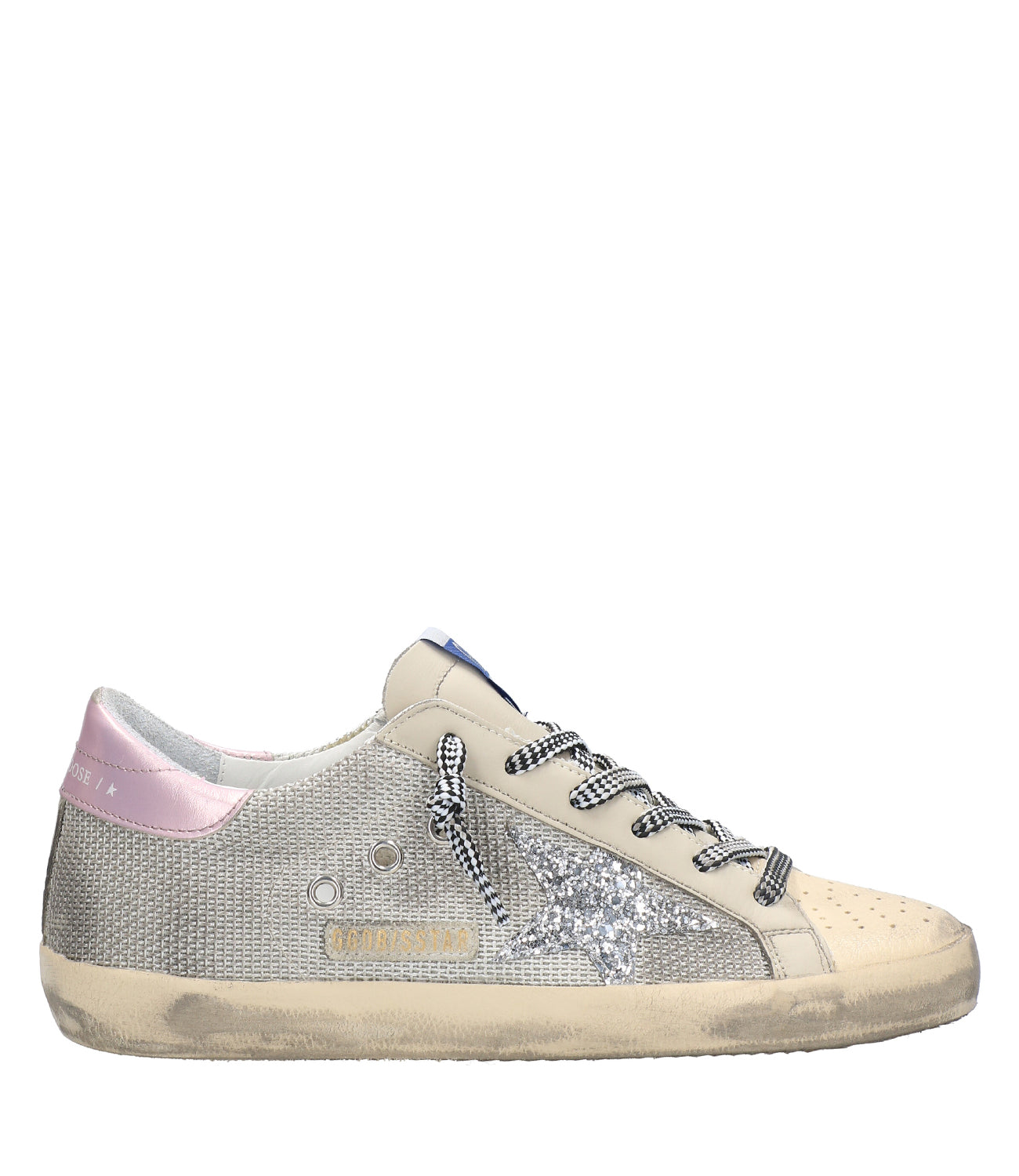 Superstar Silver and Cream Sneakers