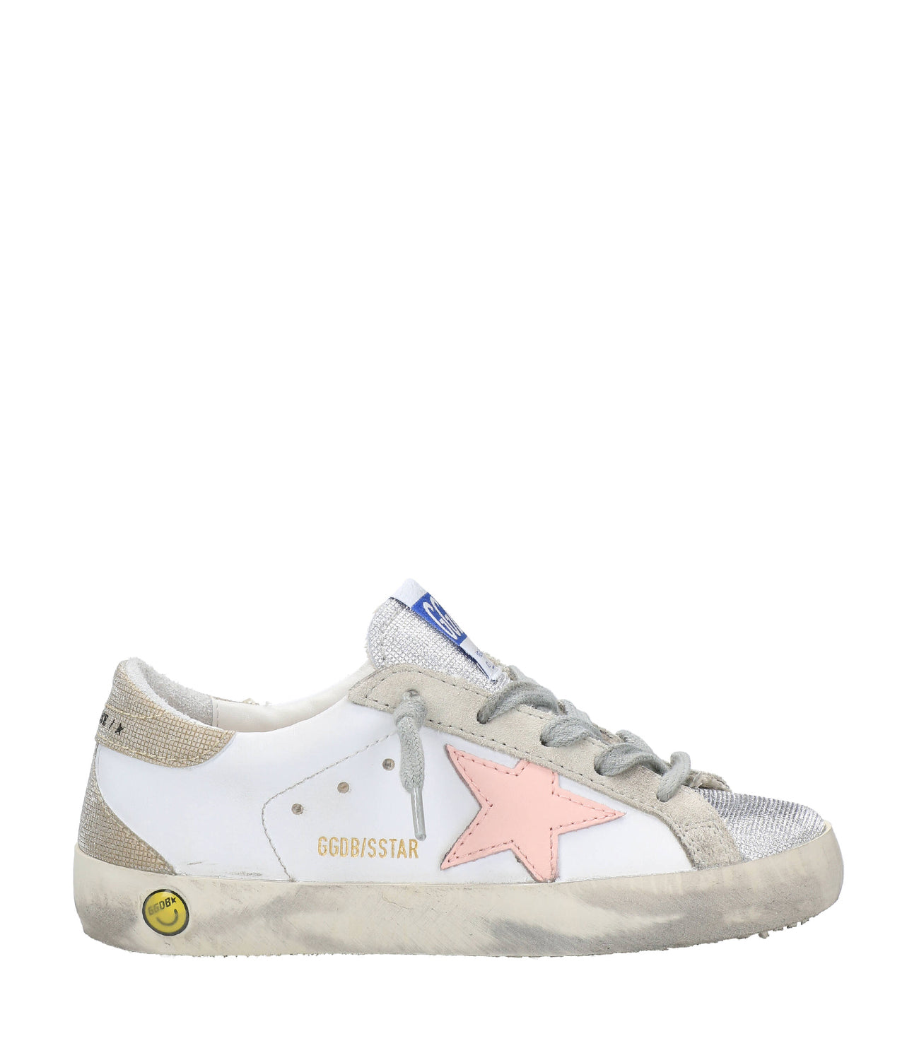 Superstar Sneakers White, Silver and Pink