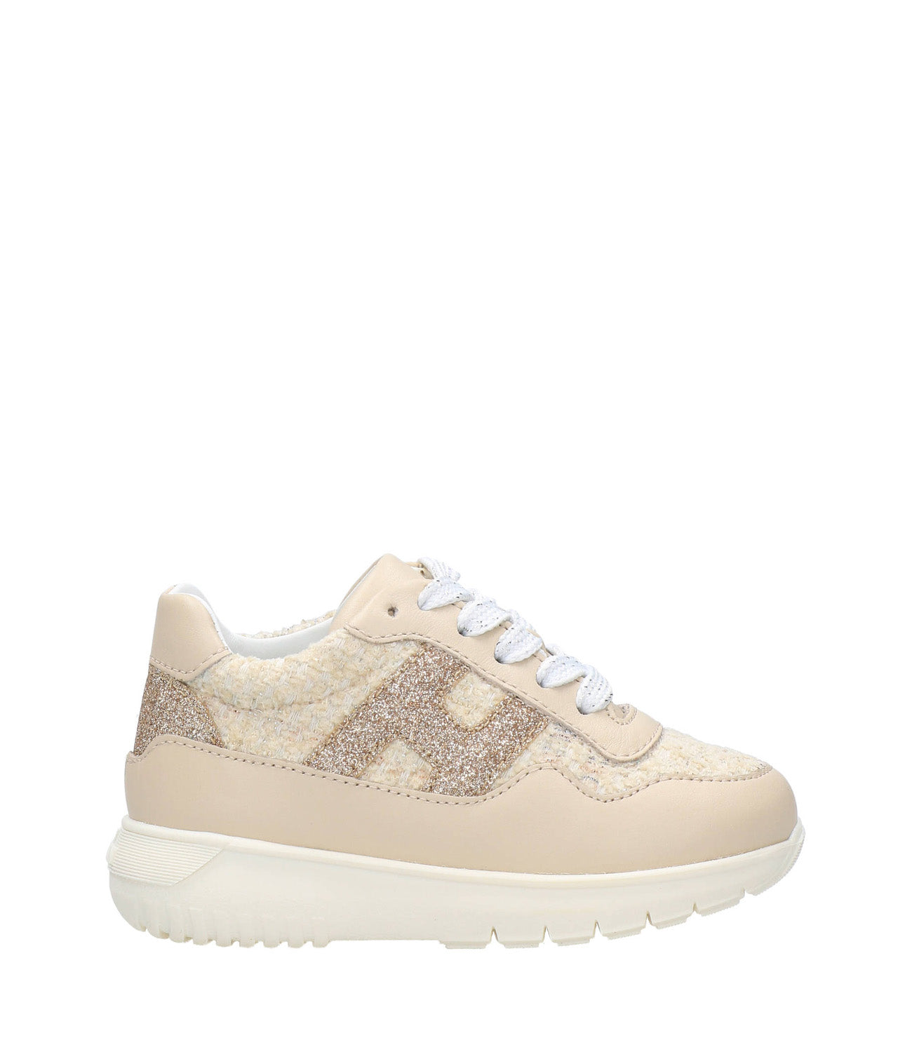 Sneakers Interactive 3 Cream and Gold