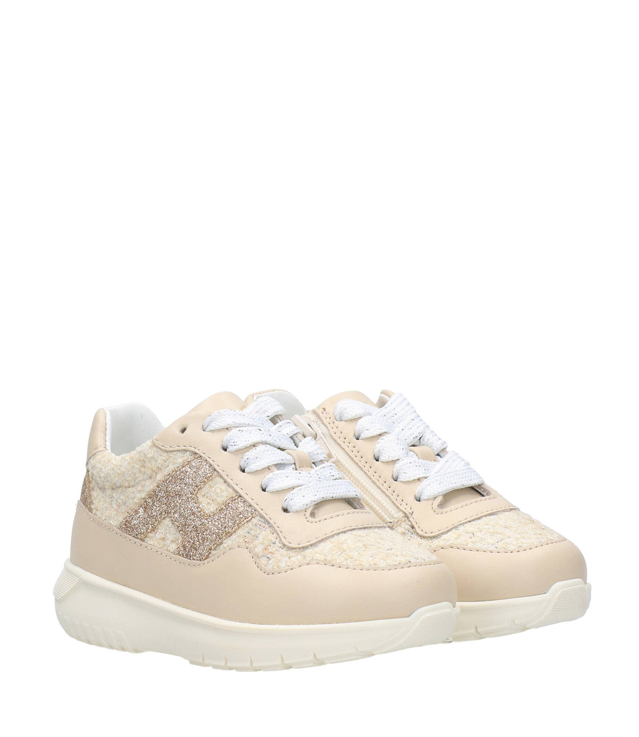 Sneakers Interactive 3 Cream and Gold