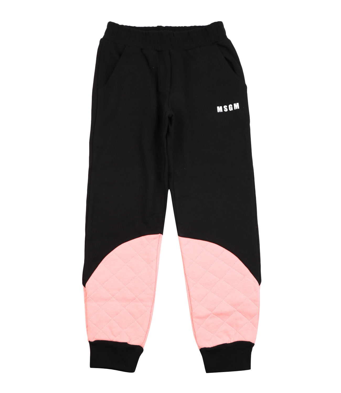Black and Peach Sports Pants