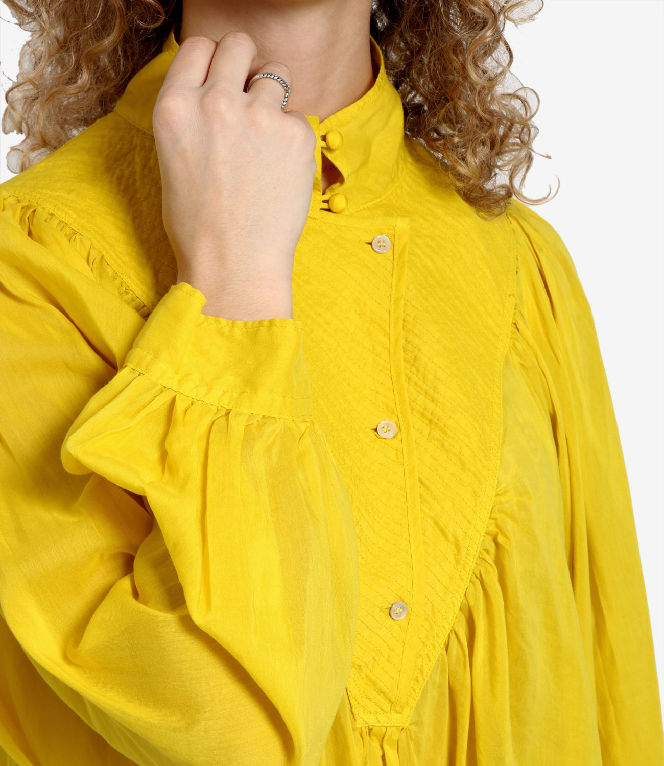 strong_strong | Yellow Blouse