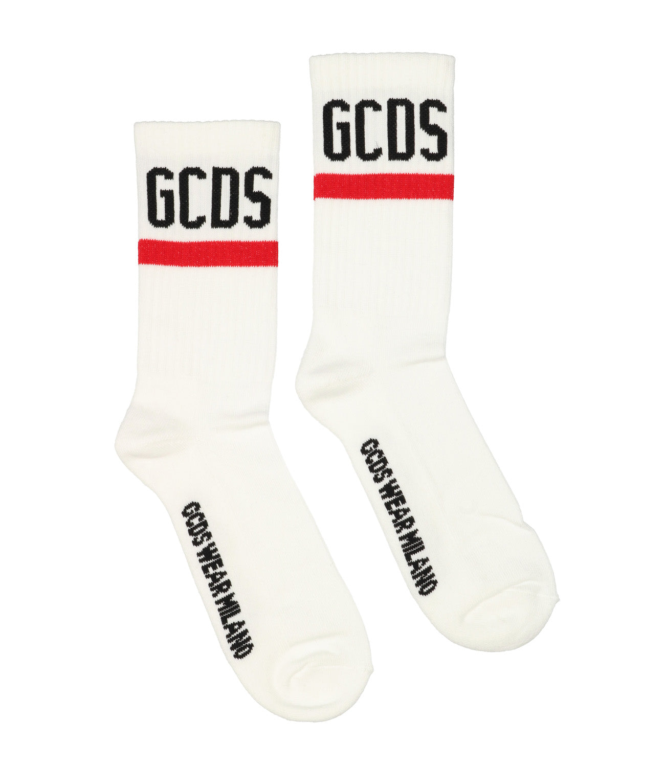 GCDS | White Logo Socks