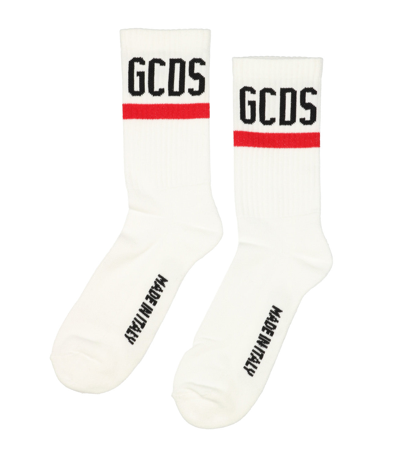 GCDS | White Logo Socks