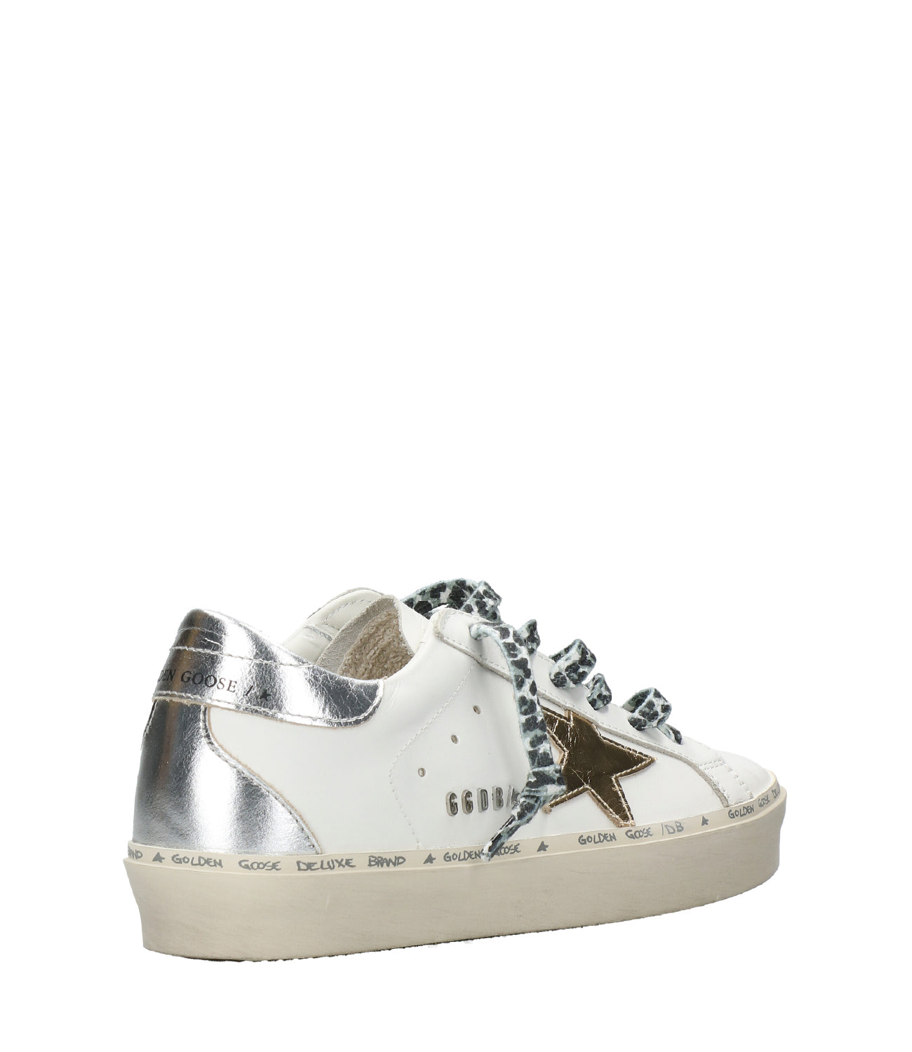 Golden Goose | White and Silver Superstar Sneakers