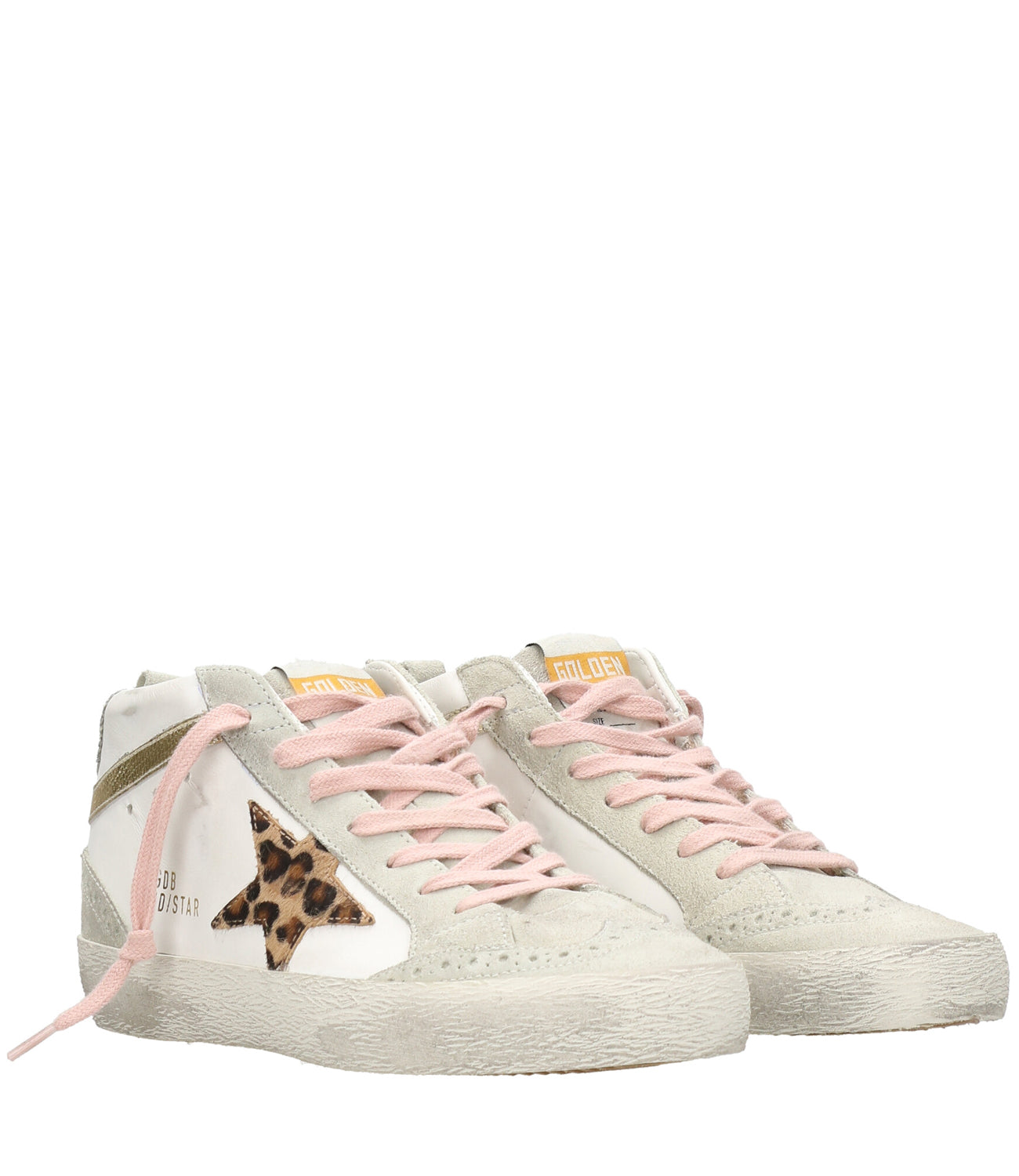 Golden Goose | Mid Star Sneaker White and Silver