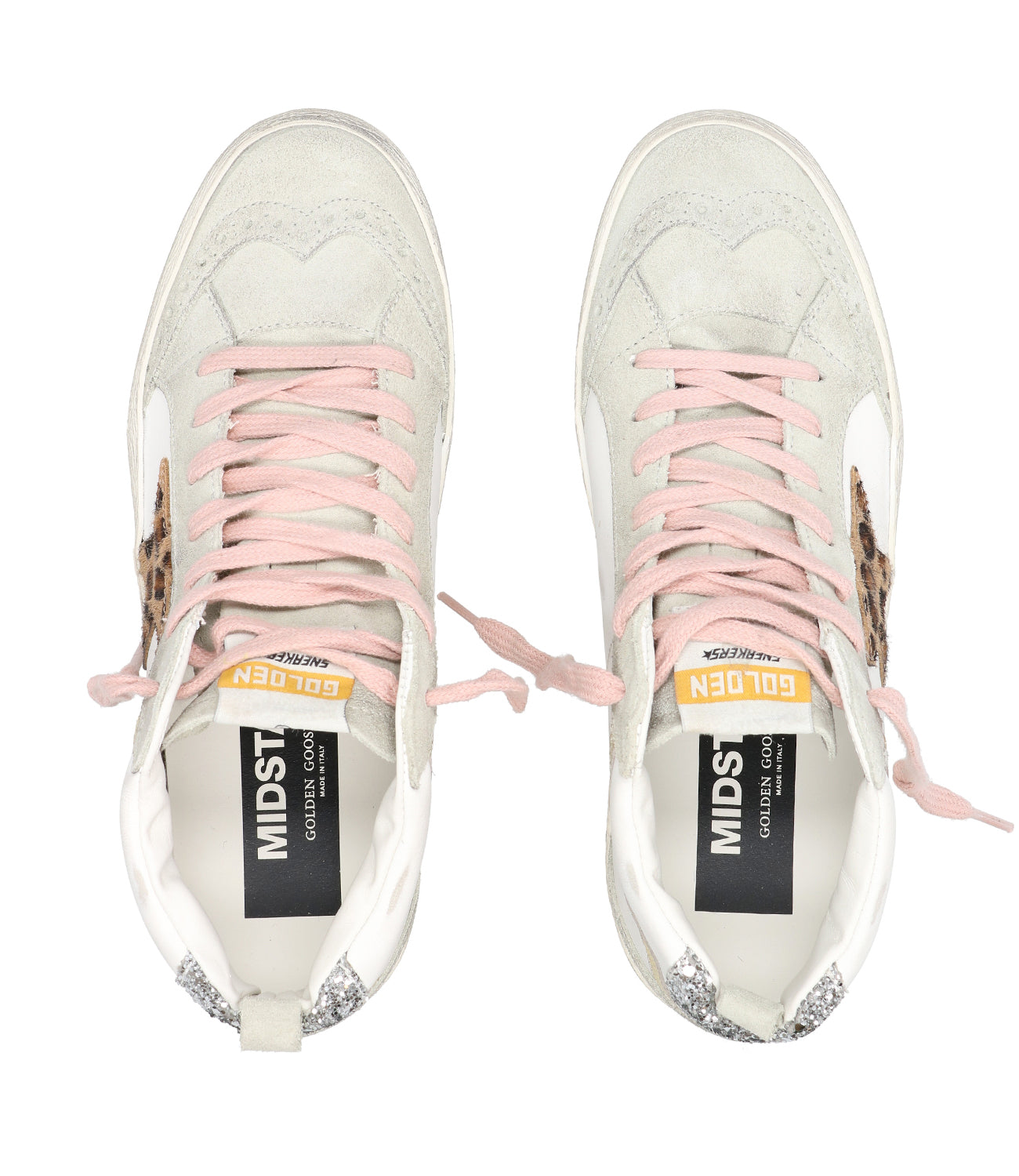 Golden Goose | Mid Star Sneaker White and Silver