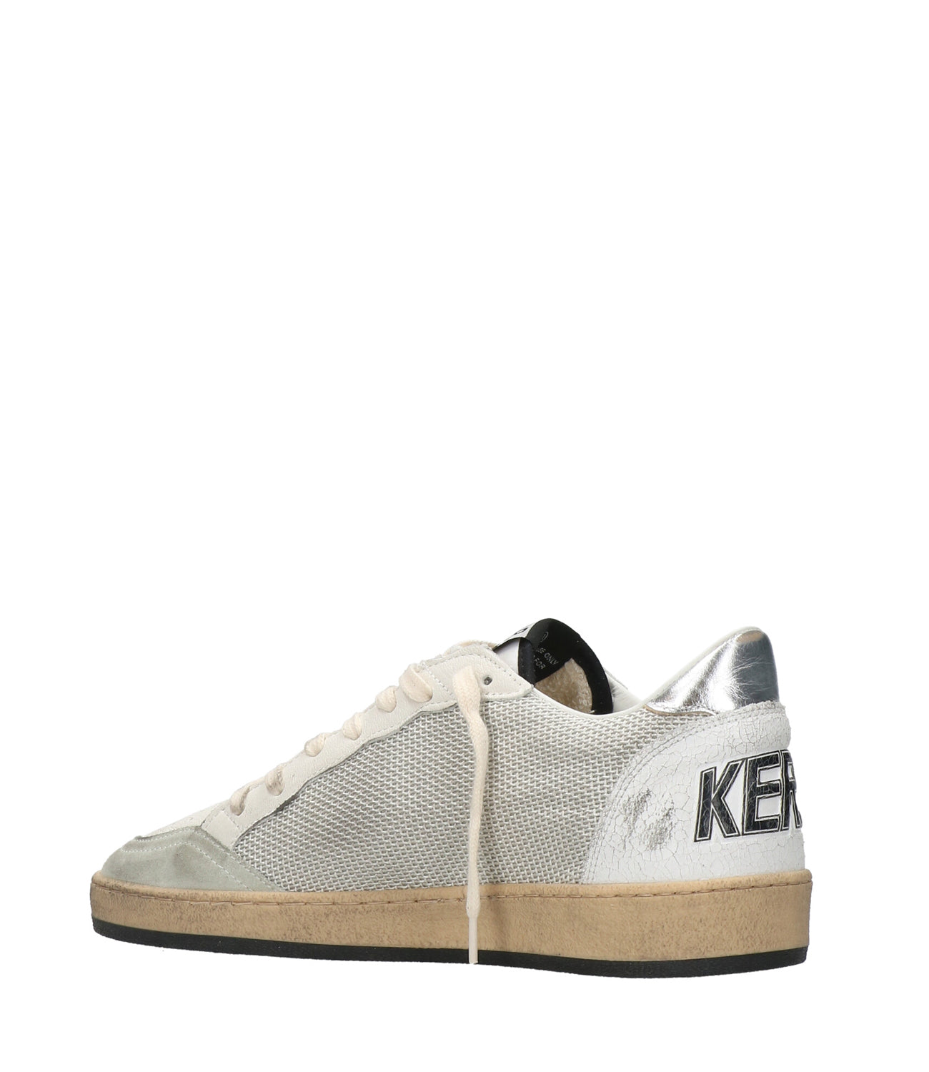 Golden Goose | Ball Star Sneakers Silver Black and White