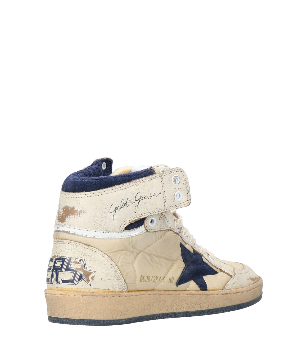 Golden Goose | Sky-Star Sneakers White and Blue