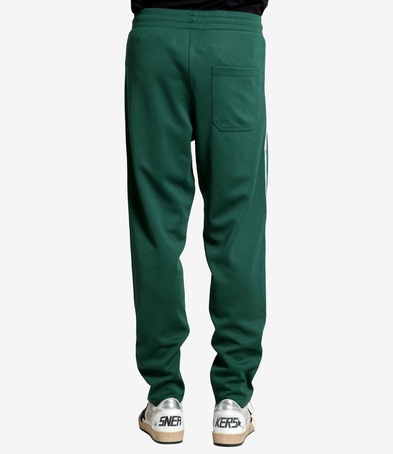 Golden Goose | Green and White Sporty Pants