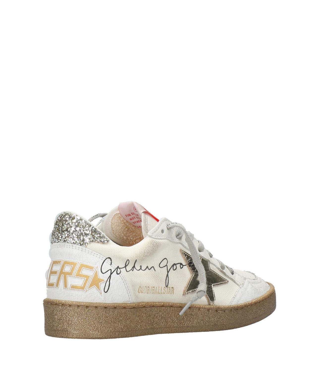 Golden Goose | Sneakers Ball Star Bianca Crema e Oro