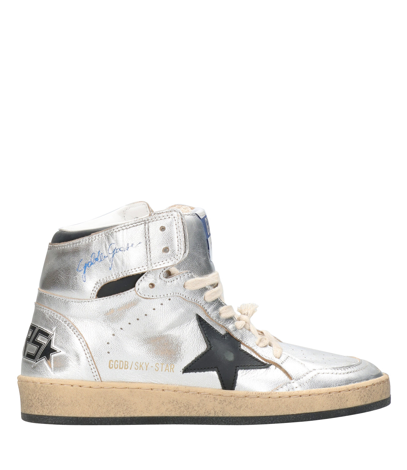 Golden Goose | Sneakers Sky-Star Silver and Black