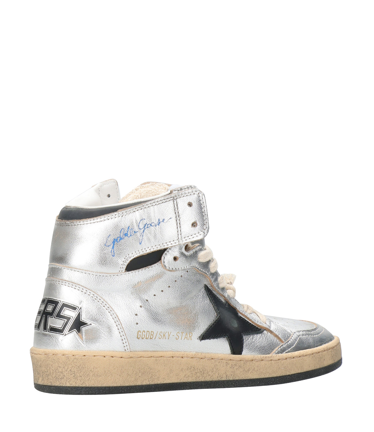 Golden Goose | Sneakers Sky-Star Silver and Black