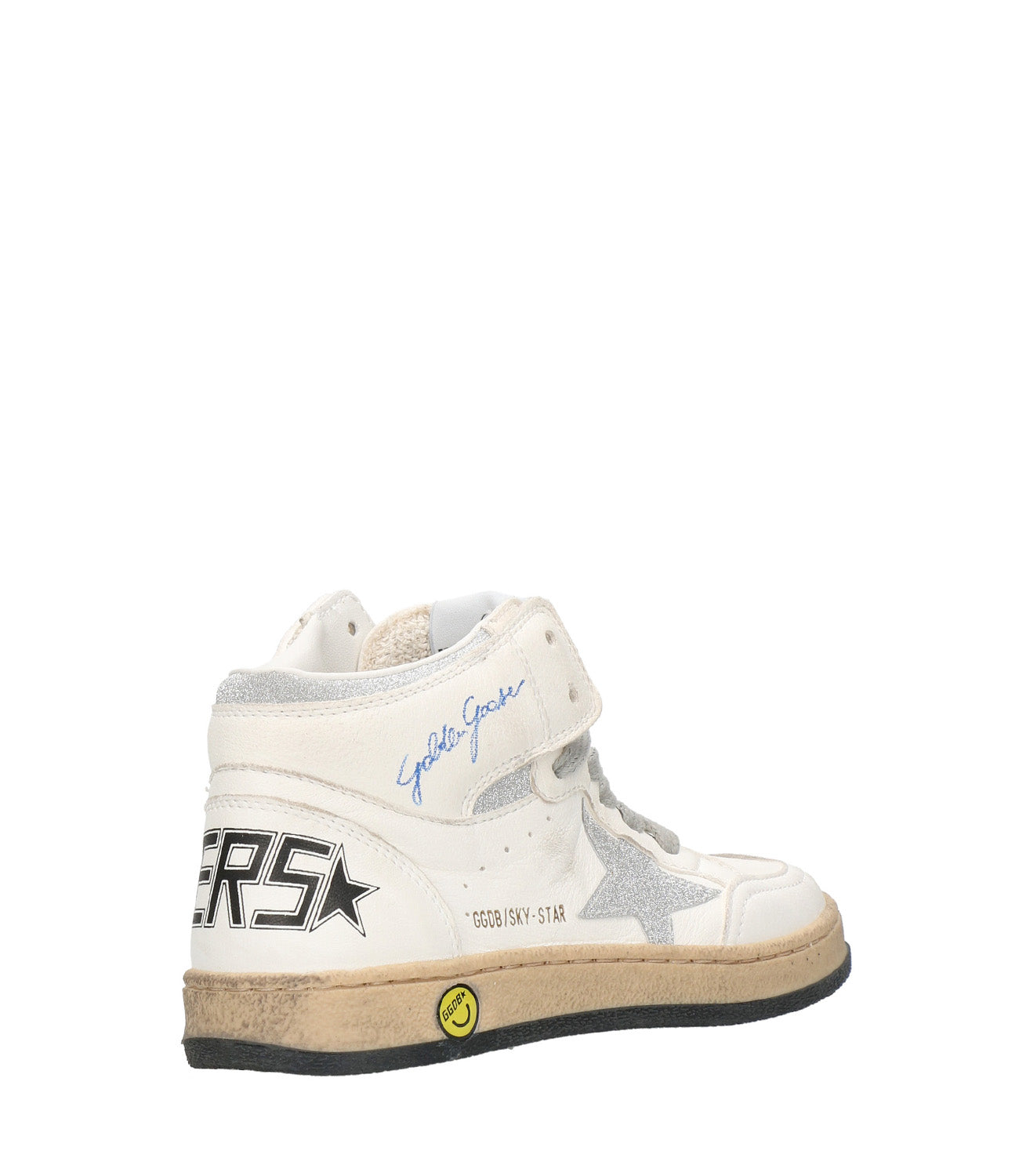 Golden Goose | Sky Star Sneakers White and Silver