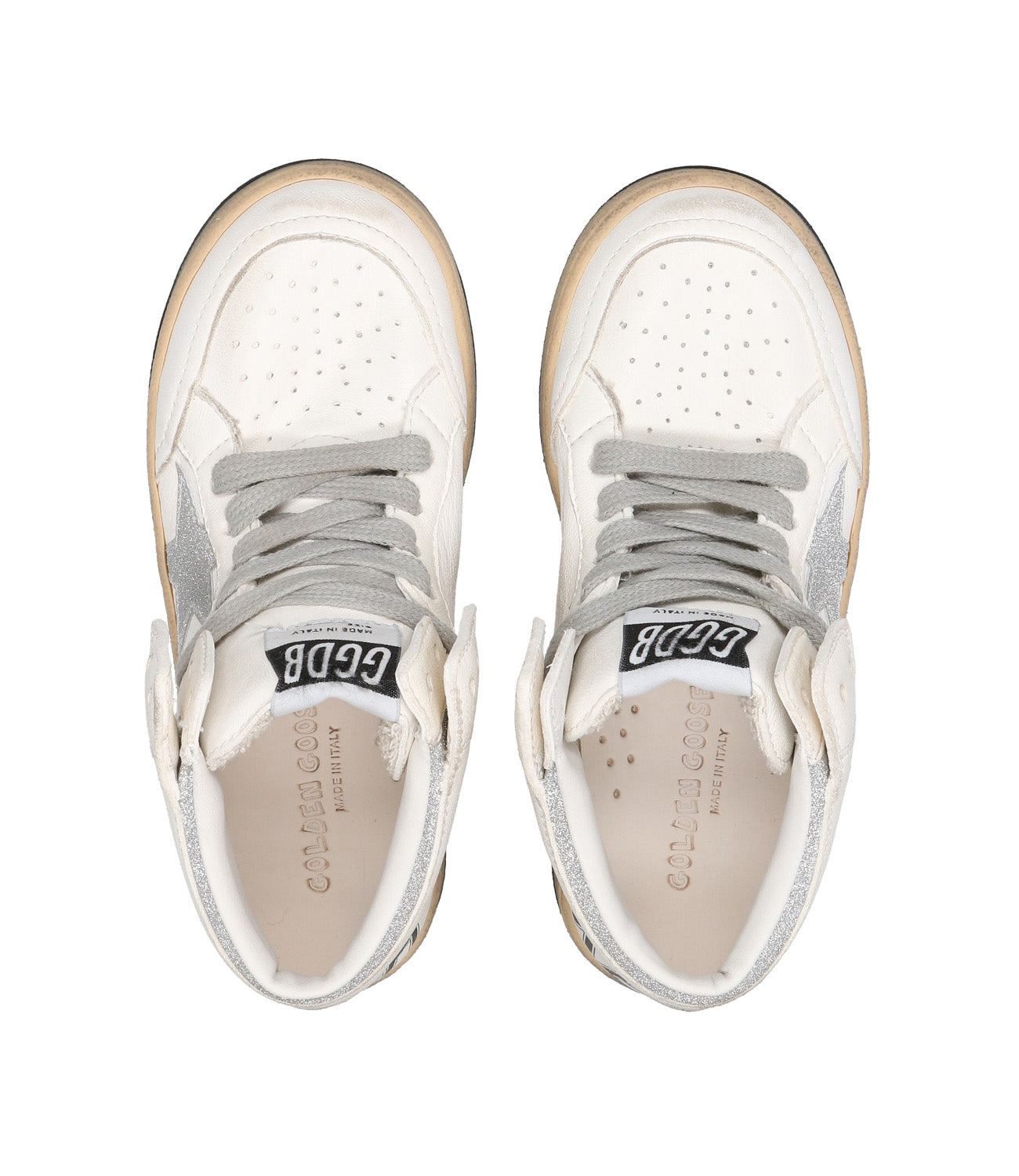 Golden Goose | Sky Star Sneakers White and Silver